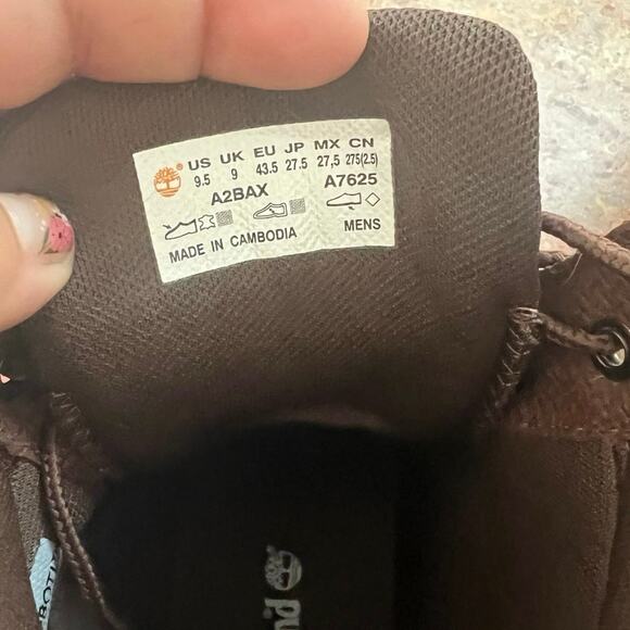 TIMBERLAND MEN`S DAVIS SQUARE BOOTS 9.5 - Picture 7 of 7